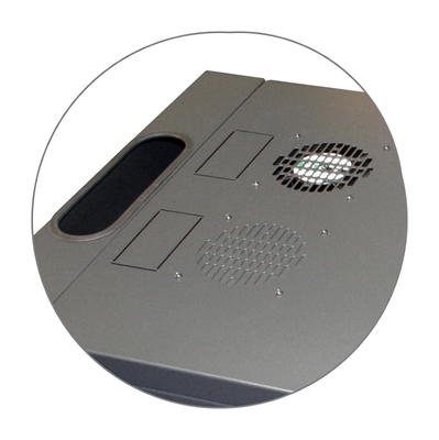 WM3019-16-02D Negro-Gabinete de Pared Abatible 16U 24 Pulgadas Profundidad-Vista Inicial