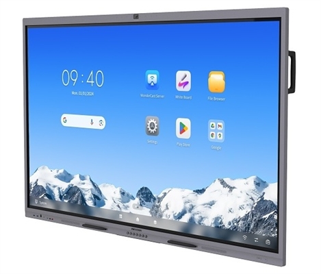 Pantalla Interactiva WonderHub 4K de 86 Pulgadas-Vista lateral