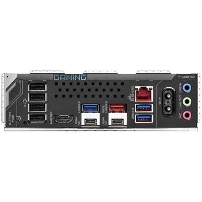 X870 GAMING X WIFI7 ports