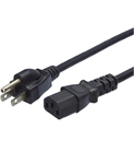 Xtech XTC-210 - Cable de Alimentación para Laptop, Enchufe NEMA de 3 Clavijas a Conector Hembra de 3 Ranuras, 1,8 m, 110/250 V, Negro