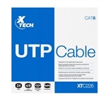 Cable en Bobina Xtech Xtc-226 - CAT6, 305m, Gris, UTP