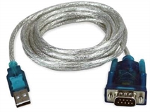 XTC-319 - Video Adapter, USB Male to Serial DEB9 Male, Blue