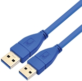 Xtech XTC-352 - Cable USB, USB-A Macho a USB-A Macho, USB 3.0, 1.8m, Azul