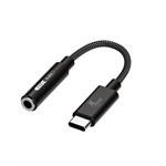 Xtech XTC-509 - Audio Adapter, USB-C Male to 3.5mm Female, Black