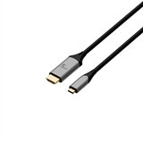 Xtech XTC-546 - Cable de Video, USB Tipo-C Macho a HDMI Macho, Hasta 4K a 30Hz, 1.8m, Negro