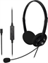 Xtech XTH-245 Headphones with microphone For Conference Front view 2
