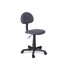 Xtech AM160GEN66 - Gray Office Chair, Adjustable Height, Plastic Base and Soft Cloth Cushion