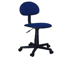 Xtech AM160GEN68 - Blue Office Chair, Adjustable Height, Plastic Base and Soft Cloth Cushion