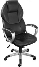 Xtech Montpellier - Black Office Chair, Adjustable Height, Armrest
