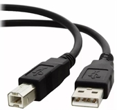 Xtech XTC-303  - USB Cable, USB Type-A Male to USB Type-B Male, USB 2.0, 3m, Black