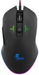 Xtech Blue Venom  - Mouse, Cableado, USB, Óptico, 3200 dpi, LED, Negro