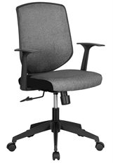 Xtech Cagliari - Gray Office Chair, Adjustable Height, Armrest