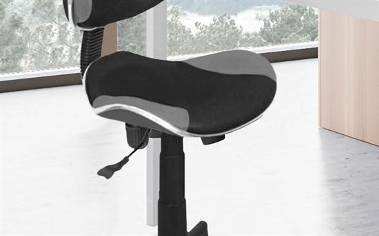 Xtech Cannes Secretarial chair Black Gray seat