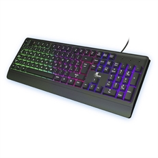 Xtech CHEVALIER - Gaming Keyboard, Wired, USB, LED, Spanish, Black
