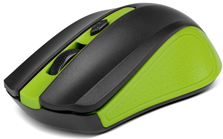 Xtech Galos Green Mouse Isometric View