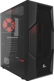 Xtech  Gaming Series PHOBOS - Computer Case, Mid-Tower, ATX/MATX, Black, Chassis SPCC 0.6T