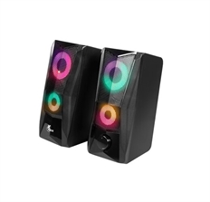 Xtech INCENDO - 2.0 Speakers, USB; 3.5mm, Black, 4W RMS