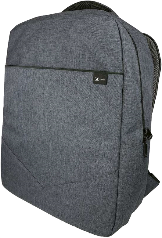 Xtech LIVERPOOL - XTB-221 - Mochila Gris Poliester 15-6 Vista Frontal Derecha