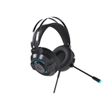 Xtech Morrighan - Headset, Estéreo, Supraural, Cableado, 3.5mm, 20Hz a 20kHz, Negro