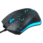 Xtech Ophidian - Mouse, Cableado, USB, Óptico, 3600 dpi, LED, Negro