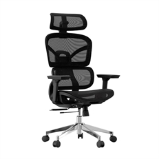 Xtech Paphos - Executive Office Chair, Black, Adjustable Height, Adjustable Armrests