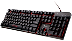 Xtech Revenger - Gaming Keyboard, Wired, USB, LED, Spanish, Black