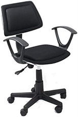 Xtech Roma - Black Office Chair, Adjustable Height, Armrest