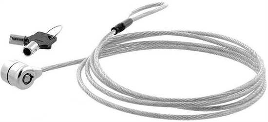 Xtech XTA 111 Cable De Seguridad Con Llave para Laptop Vista Frontal Piso