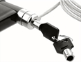 Xtech XTA 111 Cable De Seguridad Con Llave para Laptop Vista Frontal Llaves