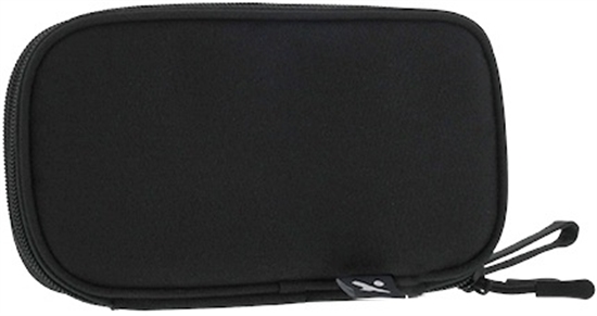 Xtech-Travel Tech organizer case-Durable polyester 100 polyester-All black-Double-Compartment XTB-060 Front View 2