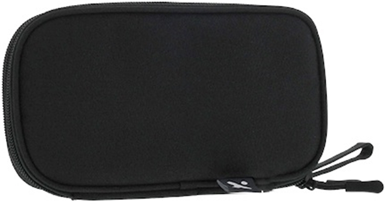 Xtech-Travel Tech organizer case-Durable polyester 100 polyester-All black-Double-Compartment XTB-060 Front View 2