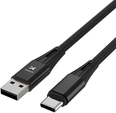 Xtech XTC-512  - USB Cable, USB Type-C Male to USB Type-A Male, USB 2.0, 1.8m, Black