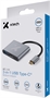 Xtech-Video adapter-USB Type C-HDMI f Type C f USB 3 0 f-Aluminum-3 in one XTC-566 box View 4