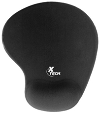 Xtech XTA-526  - Ergonomic Mouse Pad, Cloth, Black
