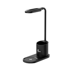 Xtech XTA-701 - Cargador Inalámbrico con Lampara, 15W, Negro