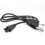Xtech XTC-120 Laptop Power Cord 3 Prong NEMA Plug to 3 Slot Female Connector view side