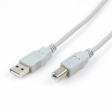 Xtech XTC-302  - USB Cable, USB Type-A Male to USB Type-B Male, USB 2.0, 1.8m, White