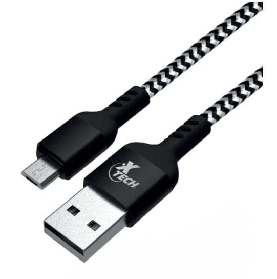 Xtech USB 2.0 A m to micro-USB B m braided cable XTC-366