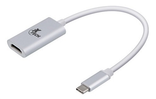Xtech XTC-540 Adaptador de Video USB Tipo-C Macho a HDMI Hembra