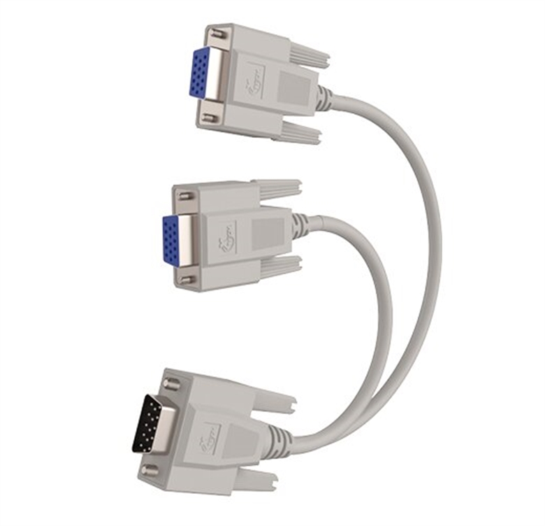 Xtech XTC-325 VGA(M) to 2xVGA(F) Splitter Video Cable Cable View