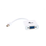 Xtech XTC-340  - Video Cable, Mini DisplayPort male to VGA female, Up to 1920 x 1080, 17cm, White