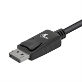 Xtech XTC-354  - Cable de Video, DisplayPort macho a DisplayPort macho, Hasta 3840 x 2160 a 60Hz, 1.8m, Negro