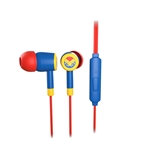 Xtech Edición Capitana Marvel - Audífonos, Estéreo, Intraaural, Con cable, 3.5mm, 20Hz-20kHz, Rojo y azul