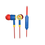 Xtech Edición Capitana Marvel - Auriculares, Estereo, Intraaural, Con cable, 3.5mm, 20Hz-20kHz, Rojo y azul