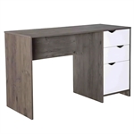 Xtech XTF-CD208 - Computer Desk With Drawers and Cabinet With Door, Walnut