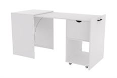 Xtech XTF-CD210  - Foldable Cabinet-to-Desk Workstation with Storage and Wheels