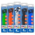 Xtech XTG-235 - Earphones, Stereo, In-ear, Wired, 3.5mm, 20Hz-20kHz, White, Black, Green, Blue, Orange, 10 Units