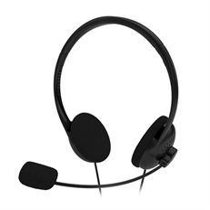 Xtech XTH-230 - Headset, Estéreo, Supraaurales, Con Cable, 3.5mm, 50Hz-20kHz, Negro