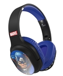 Xtech Captain America Edition - Headset, On-ear headband, Wireless, 100Hz-20kHz, Black and blue