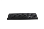 Xtech XTK-092S -  Standard Keyboard, Wired, USB, Spanish, Black